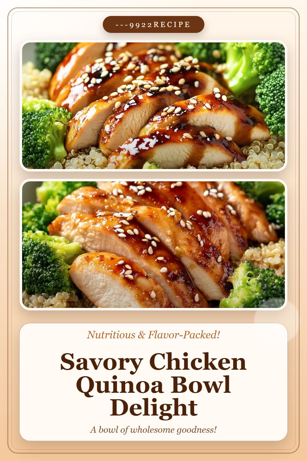 Pin: Quick High Protein Chicken Meal Prep