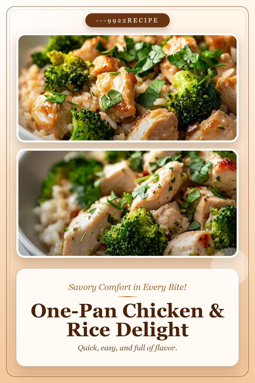 Pin: Easy Chicken and Rice High Protein Recipe